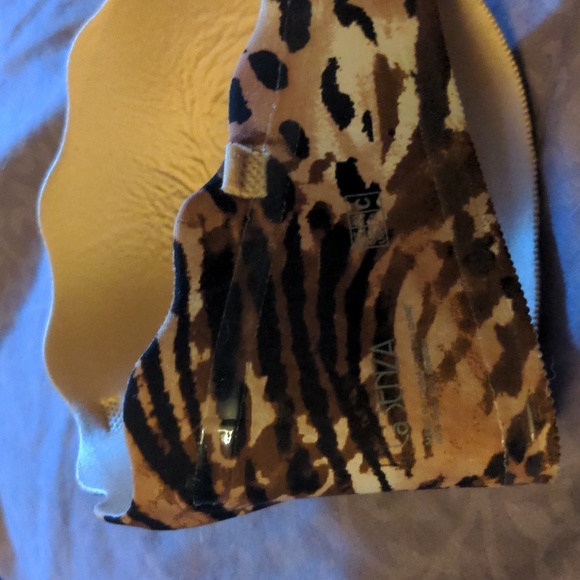 La Senza Strapless Bra C36 Bra Animal Print Cheetah Print Bra 36C - Picture 15 of 16